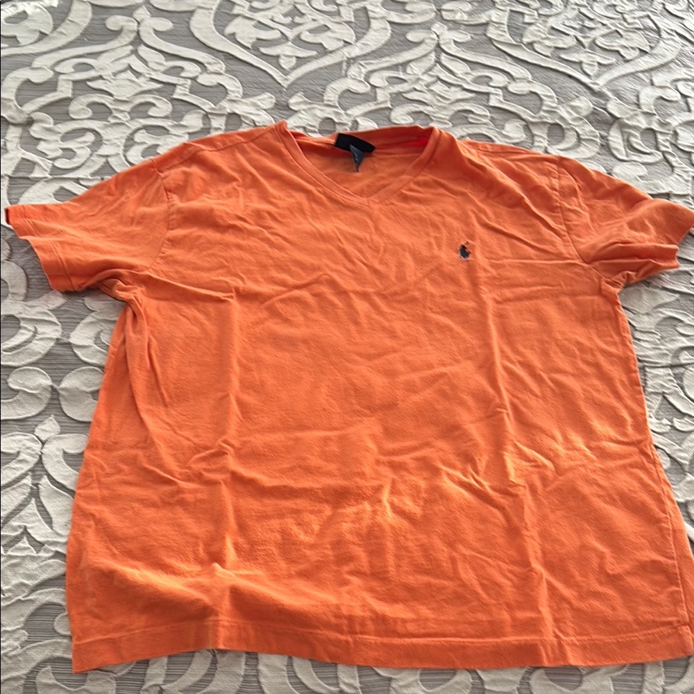 Polo by Ralph Lauren Men's Orange Tee